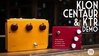 Video thumbnail for Klon Centaur - Klon KTR Shootout - Pedal Demo by Mass Street Music