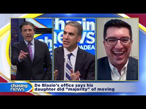 Chiara de Blasio's moving day causes a stir