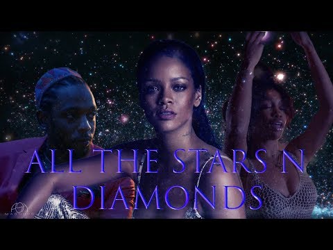 ALL THE STARS x DIAMONDS (Mashup) - Rihanna, Kendrick Lamar, SZA (Music Video) | Ash Mashups
