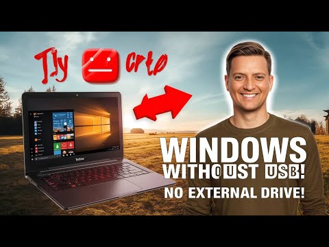 NEW METHOD: Install Windows 11 25H2 WITH NO USB! (Create a Reusable Internal “USB” Partition)
