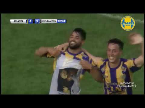 Últimos nueve minutos de Atlanta 4 - 3 Estudiantes. Remontada histórica 29/09/2018