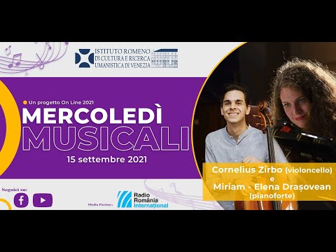 MERCOLEDÌ MUSICALI III 2021 Cornelius Zirbo & Miriam-Elena Drașovean.