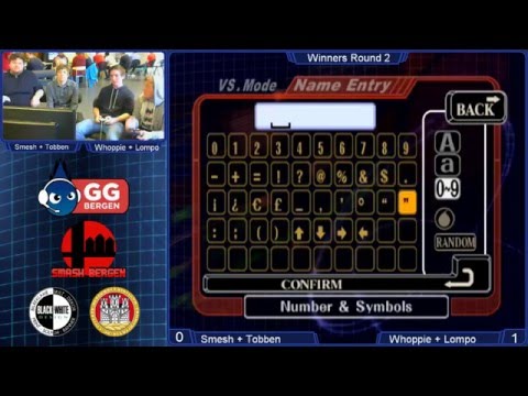 GG Bergen FredagsSmash II - Melee Teams - Smesh + Tobben vs Whoppie + Lompo - Winners Round 2