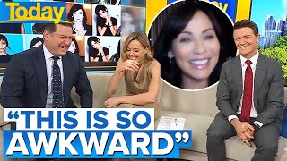 Alex’s nervous compliment to Natalie Imbruglia leaves hosts in stitches | Today Show Australia