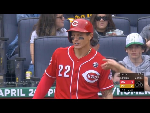 Archer Throws Behind Dietrich, Reds and Pirates Benches Clear, A Breakdown