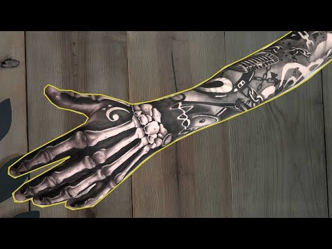 Tattoo Timelapse - The best free handed hand tattoo with the epic sleeve done