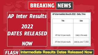 Ap Intermediate Results 2022 Dates Released | June 17th Results Out | bsd telugu tech