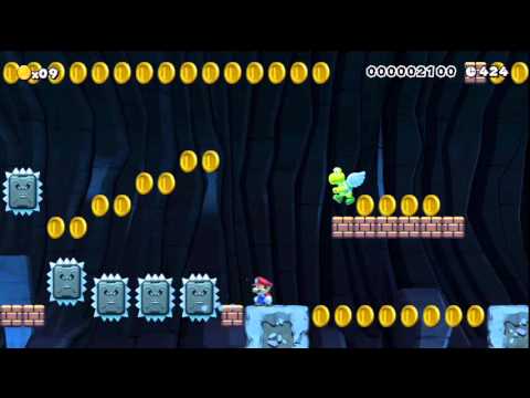 Super Mario Maker - Thwomps Gliders