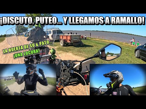 EN MOTO a RAMALLO. Visitamos suscriptores, la costanera y la HUERTA hermosa de Su y Pato
