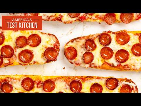 The Best Recipe for a Crispy Pepperoni French Bread Pizza | America's Test Kitchen