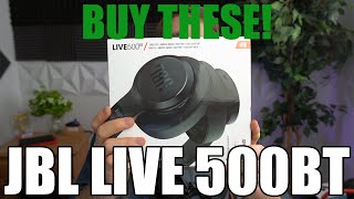 Video thumbnail for The BEST JBL Wireless Headphones - JBL LIVE 500BT by Tech Influence