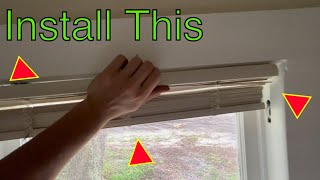 Cordless Mini Blinds Installation (DIY)
