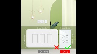Installation| MOES 4 Gang Smart Switch Neutral Wire Required#smartswitch#moes
