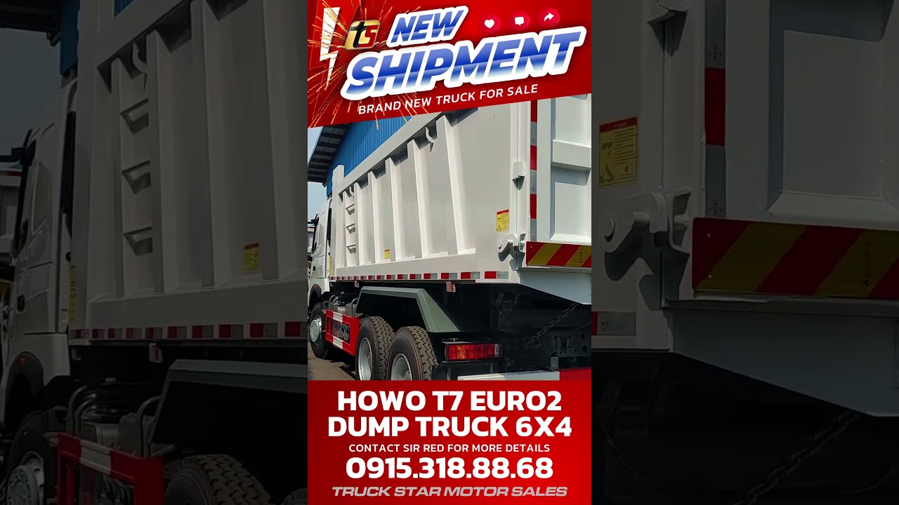 BRAND NEW SINOTRUK HOWO T7| 6x4 | 380HP | Euro2 | 25Tons |DUMP TRUCK FOR SALE!