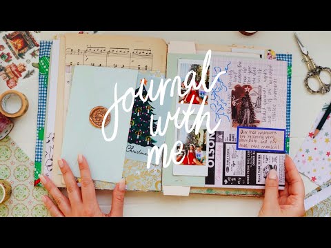 junk journal with me  process video ideas tips