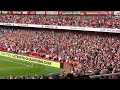 ARSENAL 5-1 EVERTON  | Arsenal home fans celebrate the last season of the game..!!