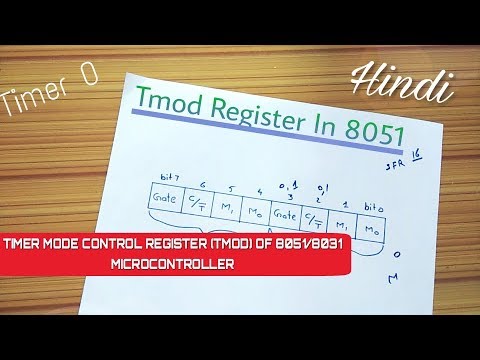 Tmod Register in 8051 || Microprocessor Video