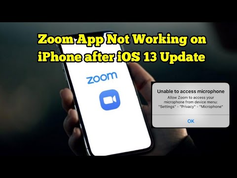 Zoom App Audio/Video Not Working on iPhone after iOS 15/14 - Fixed