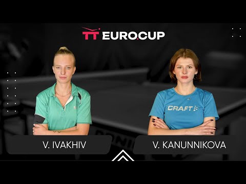 18:00 Valeriia Ivakhiv - Vasylysa Kanunnikova 02.10.2025 TT Euro.Cup Women Ukraine Star. TABLE 3