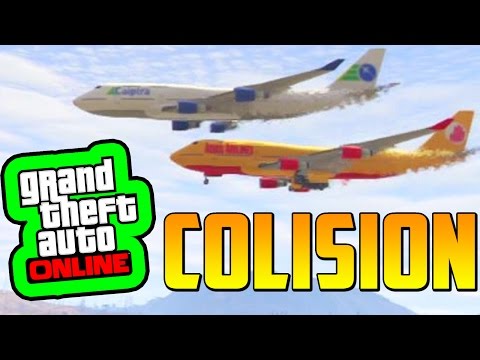 SÚPER COLISIÓN AÉREA!! - GTA 5 Online 1.16