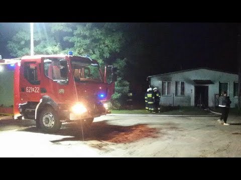 Turek: Tragiczny pożar na Polnej. Mężczyzna spłonął, kobieta w ciężkim stanie