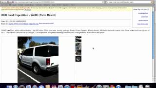 Craigslist Palm Springs CA Used Cars - Under $500 Models Often Do Not Run
