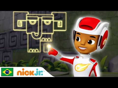 Blaze and the Monster Machines | Aula de física com Blaze - parte 4 | Nick Jr. em Português