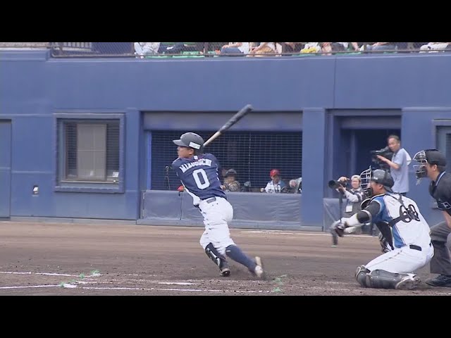 【ファーム】ライオンズ・水口 逆方向へ先制の2点タイムリー!! 2018/5/2 F-L(ファーム)