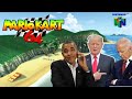 US Presidents Play Koopa Troopa Beach Mario Kart 64 Ep 3