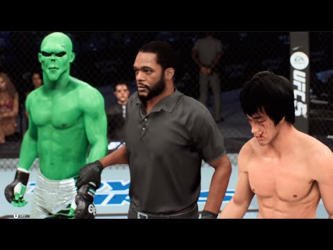 Green Alien vs. Bruce Lee - EA Sports UFC 5 - Epic Fight