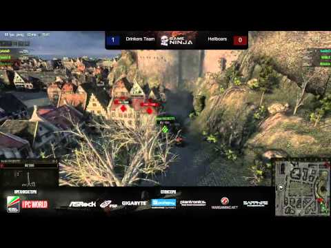 Game Ninja: WoT 3vs3 3/4 place Hellboars vs Drinkers Team game 2