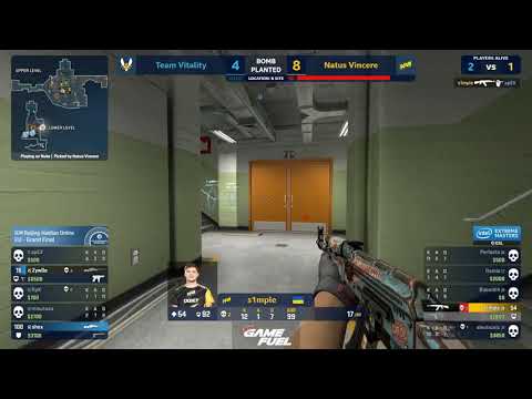 GOD s1mple! 1v3 MEGA CLUTCH against Vitality in Grand Final of IEM Beijing 2020