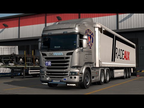 Euro Truck Simulator 2 1.37 - Scania R580 V8 Open Pipe - Transporting Coconut Milk - Paris to Reims