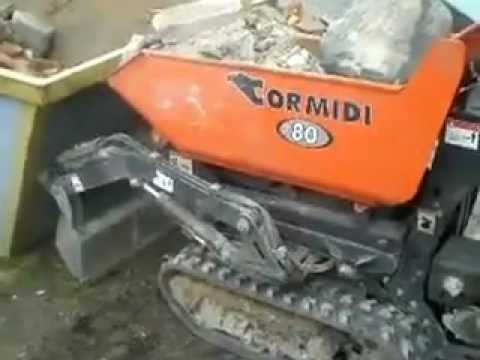 MOTOCARRIOLA CINGOLATA CORMIDI 13.80 AUTOCARICANTE con SCARICO ALTO - NUOVO USATO GIORDANO CAIRO