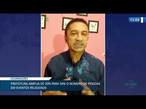 Prefeitura permite 50% de lotação em templos religiosos e líderes convidam fieis 23 09 2020