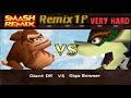 Smash Remix Classic Mode Remix 1P Gameplay With Giant Donkey Kong VERY HARD