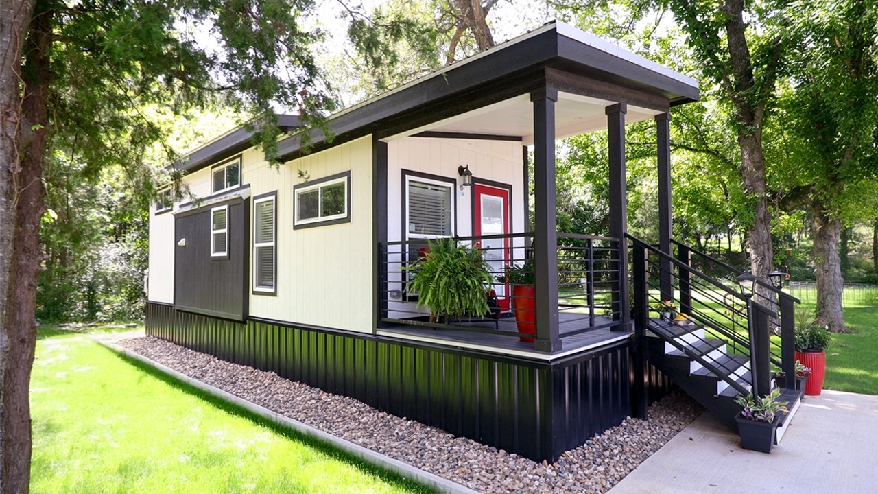 Her Modern Tiny House is GORGEOUS - Parked in a Tiny House Village