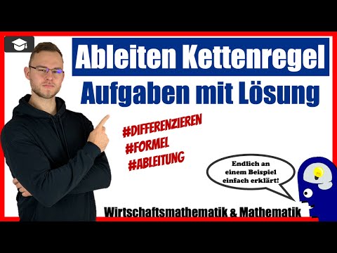 Ableiten Kettenregel Aufgaben mit Lösungen