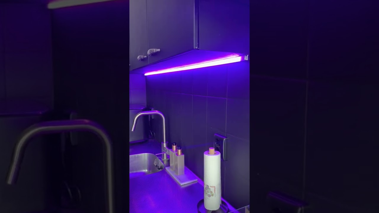 RGBW LED-verlichting onder keukenkastjes