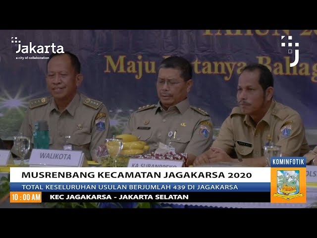 Musrenbang Kecamatan Jagakarsa 2020