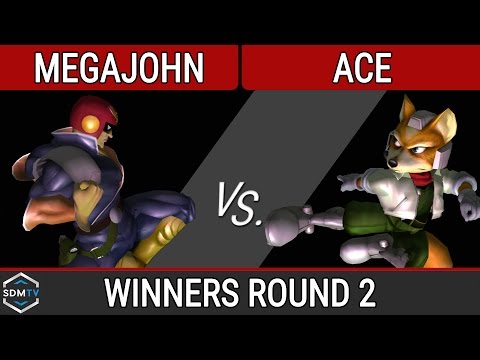 SDSU Biweekly 52 - Megajohn (Falcon) vs. Ace (Fox) - SSBM WR2 - Smash Melee
