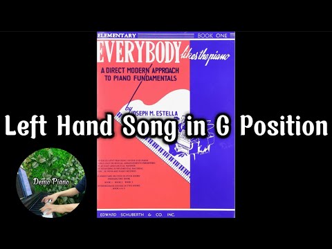 Left Hand Song in G Position (P19) | Everybody Likes The Piano Book 1
