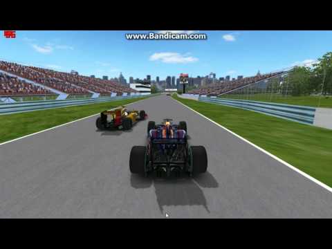 GoodLuck F1 2010 Canada Gp Yarış içinden bir temas