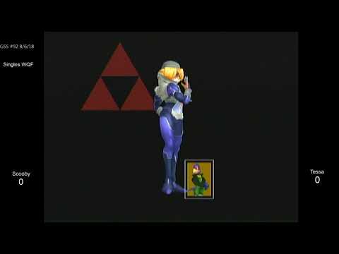 GSS 92 SSBM - Scooby (Sheik) vs. Tessa (Falco) - Melee WQF
