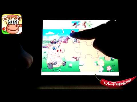 Animal Farm Puzzle - For Kids Video