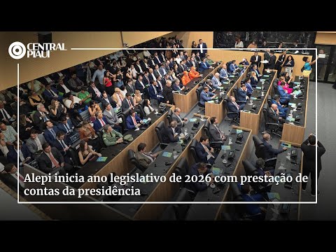 Alepi inicia ano legislativo de 2026 com prestação de contas da presidência