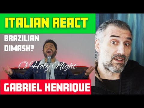 O Holy Night - Gabriel Henrique ( Cover Mariah Carey) singer reaction