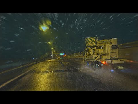 ☔️Highway driving in the rain to help you fall #asleep😪
