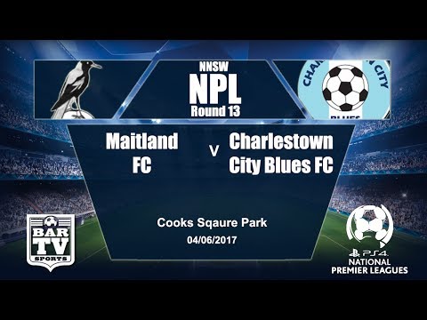 2017 Northern NSW NPL Round 13 Maitland FC v Charlestown City Blues