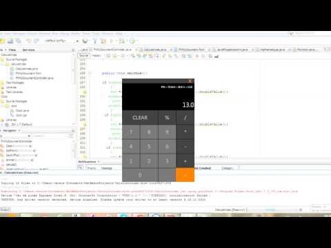 JavaFx 8 Calculator ,FXML,Screenbuilder ,see code in Guithub
